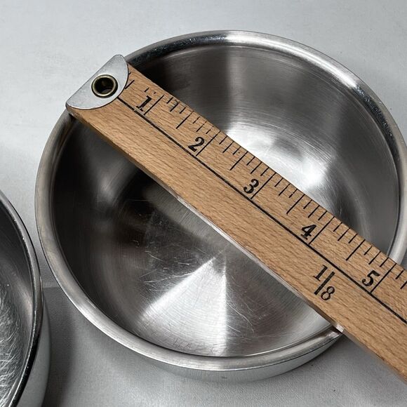 Lot Of 3 Vintage 1960s Vollrath Stainless Steel Mixing Bowl Bowls - Picture 9 of 13